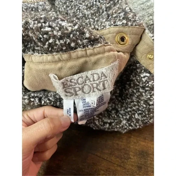 Escada Sport Brown Pullover button sweater Size M - Picture 3 of 11